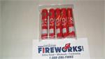 RED Colored Smoke Canister Tubes Fountain 1 Pack of 5 All Red Smoke